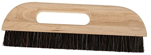 Housoutil Wallpaper Brush Beech Wood Handle with Thick Natural Bristles for Wall Covering and Mural Application, Large Size Artist Paint Brush for Home Decoration and Painting Tasks