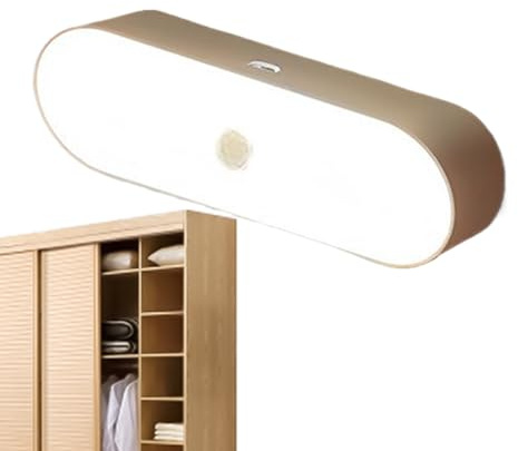 Dtaigou Luz Con Sensor De Movimiento, Lámpara Inalámbrica Con Sensor Y Carga Para Interiores, Iluminación Nocturna Inteligente Portátil Sin Cables Para Dormitorio Sala Pasillo Hogar