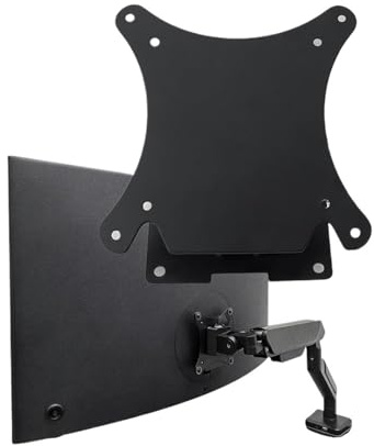 Monitor VESA-Adapterhalterung, kompatibel mit Samsung, LU32R590CWN LU32R591CWN LU32R592 U32R590 U32R591 U32R590C U32R592 Monitorständerarm Wandregal(Black)