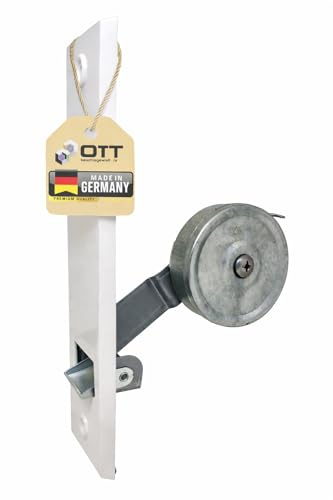 OTT Roller Shutter Belt Winder Flush Mounted Maxi Inlet Belt Winder Steel White 161mm - OTT-RW-UP-161-WS