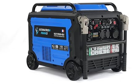 Nödströmsgenerator/nödströmsaggregat av hög kvalitet från Frankrike – strömgenerator för strömavbrott, nödvård, översvämningar, hem, verkstad och mobil strömförsörjning