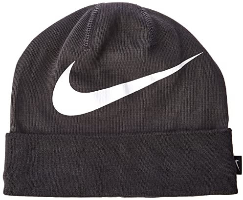 NIKE Team Unisex Beanie Hat, Hombre, Anthracite/White, MISC