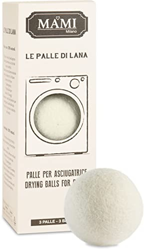 MAMI MILANO Set 3 Palle Lana per Lavasciuga
