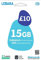 100% anonyme Lebara Uk Sim,3G/4G, aktivierbar aus Italien, kann in Italien verwendet werden, zu aktivieren, Vertrag mit britischem Verbrauch, einfache und intuitive Aktivierung.