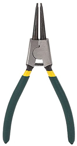 Pince à Pression Externe Droite, Pince à Anneau élastique, Pince à Circlips en Acier, Poignée à Ressort, Pince à Outils Manuels, Tenue Confortable