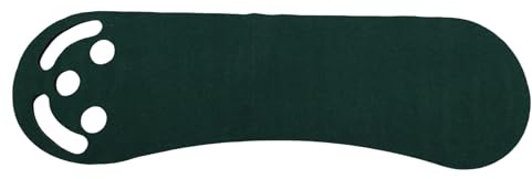 Tbest Sätt Grön Matta Svamp Gummi 3 Håls Anti Slip Inomhus Utomhus Träning Hjälp Golf övning Matta för Hemmakontoret 200x59 Cm