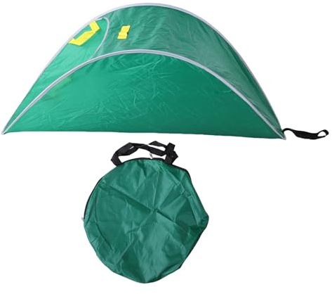 Tnfeeon Sac à Feuilles Vert Pliable et Réutilisable en Tissu Oxford, Collecteur de Déchets Portable avec Poignées, Sac de Rangement pour Pelouse, Jardin, Feuilles, Débris (B)