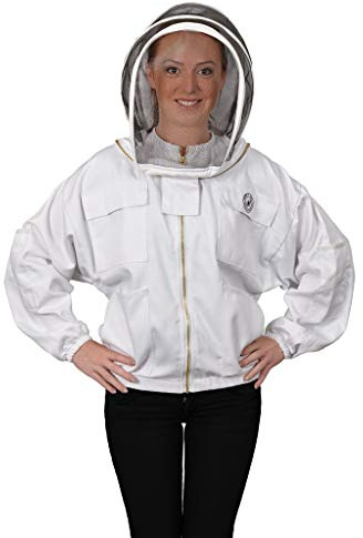 Humble Bee 311 Polycotton Beekeeping Jacket with Fencing Veil