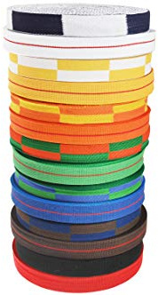 Dojo Master - Rouleau Ceintures, Karaté - ROK, Metal Boxe - 4° KYU (Orange)