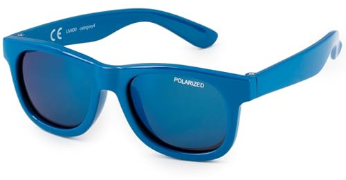 Kiddus Lunettes de Soleil Bébé 6 à 24 Mois, Polarisées CAT4 UV400, Fille Garçon 6 12 18 24 Mois 1 An 2 Ans, Très Flexibles et Légères, TPE Sans BPA, Certification CE