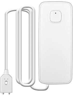 ZONADAH Détecteur de fuite d'eau WiFi, détecteur intelligent de niveau de trop-plein, système d'alarme sonore de sécurité, capteur de fuite d'inondation pour cuisine, salle de bain, cave