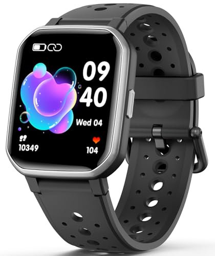 Kinder Smartwatch für Jungen und Mädchen, Fitness Aktivitäts Tracker Uhr IP68 wasserdichte, 19 Sportmodi, Herzfrequenz Schlafmonitor, Schrittzähler, Kindergeschenke für Teenager