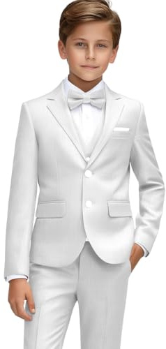 Ensemble Costume Formel pour garçon Tenue de Mariage pour garçon Costumes de Communion Taille Ajustable pour Tout-Petits et Adolescents