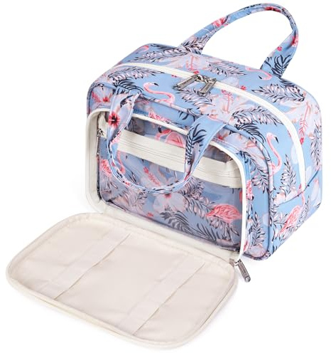 Narwey Große Kulturtasche Vollgröße Waschtasche Make-up-Tasche Reise-Organizer Kosmetiktasche für Frauen