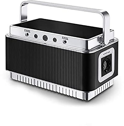 IYUESQ Generador inversor portátil, generador Exterior de 250 W, estación de energía portátil Que alimenta Varios Dispositivos, se Carga Mediante Panel Solar o Toma de Pared, para emergen