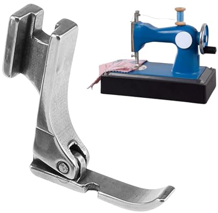 Piedino per cerniera invisibile, in metallo, per macchina da cucire, guida invisibile per cerniera, strumento da cucito, ideale per sartoria e articoli da cucito