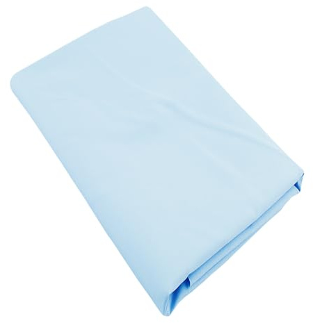 Tessuto di cotone | Tinta unita | 100% cotone | morbido, resistente, versatile per il cucito | 50 cm x 150 cm | azzurro chiaro