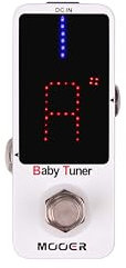 Mooer Baby Tuner Guitar Pedal, White