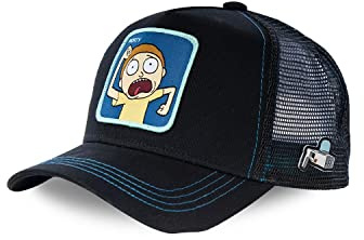 Tracker Kappe Herren Rick and Morty, Cap Herren, Morty, Natürlich, Schwarz, Einheitsgröße