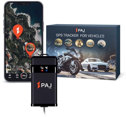 PAJ GPS Vehicle Finder 4G 2.0 - Real-Time GPS Tracker Device for Car, Motorcycles, Trucks, Bike - Direct Connection to Vehicle Battery (9-75V) - Tracking Devices with Alerts - Subscription Required