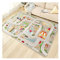 TYKTZXY Autoteppich Spielteppich Straße, Kinderteppich Jungen Straßenteppich, Bauteppich Fahrzeug Teppich Kinder, Grösse:160×230cm