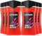 6 Pack of 225ml Lynx Recharge Shower Gel 3 in 1 Sport Refresh with Arctic Mint & Cool Spices BodyWash with Plant-based Moisturisers, Keep Smelling Irresistible!