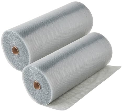 Pack And Move - Film à Bulle Recyclé - Déménagement, Expédition Et Protection - Papier Bulle De Qualité (1 x 50 M｜Lot de 2)