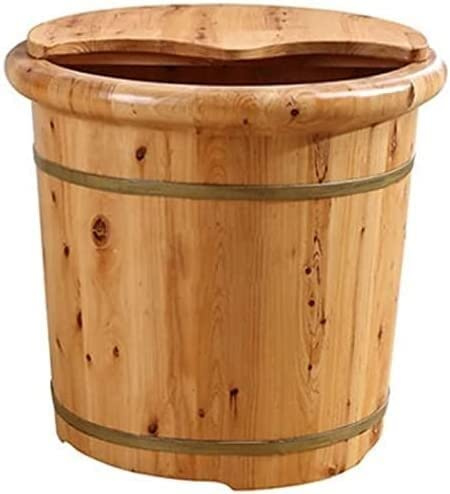 LOKOO Footbath Bucket Foot Bath/Tub Soaking Spa,Old Man Foot Bath/Foot Bucket Bathroom Foot Washing Bucket Traditional Sauna for Home Hotel