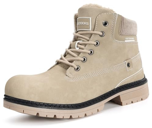 Gaatpot Unisex Boots Warm Lined Booties Water Repellent