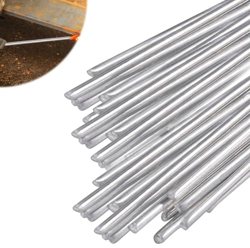 50 stycken aluminium lödda svetsstavar: PRITOK Ø 1,6 x 330 mm låg temperatur aluminium svetsstavar svetstillsats svetstråd, inget behov lödpulver, för reparation aluminiumrör, öda kopparrör