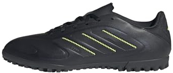 Adidas Unisex-Adult Copa Club Pure 3 Turf, Black/Solid Grey/Lucid Lemon, 8