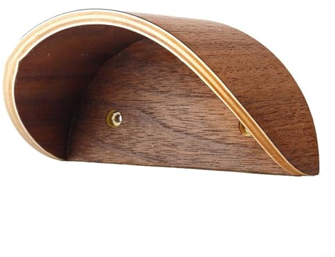 NexRen Estante para sombreros de vaquero para pared, soporte de madera para sombreros de vaquero, organizador de almacenamiento montado en la pared, puede mantener la forma de sombreros, para el hogar