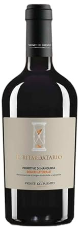 Il Ritardatario Primitivo di Manduria Dolce Naturale DOCG 2018 (1x 0,5L) | süss | Rotwein | Italien | Primitivo di Manduria