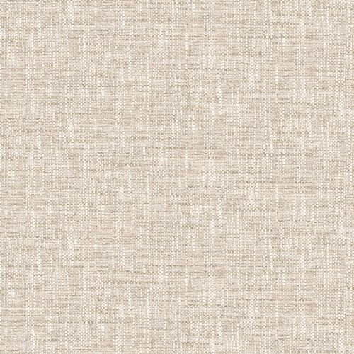 NuWallpaper Tan Poplin Peel and Stick Wallpaper, NUS5002