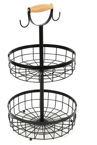 maxant 360° Drehbarer Gewürzregal Organizer, Multifunktionales Drehteller Gewürzständer, Lazy Susan aus Metall Stabil Gewürzhalter Ordnungssystem, für Küche Tisch Arbeitsplatte, Kosmetik