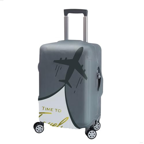 xtemtoamz Koffer Hüllen Kofferbezug Schutzhuelle, Kofferschutzhülle Elastisch, Waschbar Kofferhülle, Kofferbezug Schutzhuelle Koffer Schutzhülle Geeignet für 22-24 Koffer, Grau