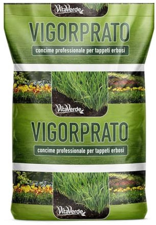 VIGORPRATO UNIVERSALE, concime per prati per tutto l'anno, Vitaverde (Kg 25)