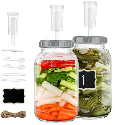 CAIEJSAEN fermenteringsglas för grönsaker och mat, fermenteringsglas