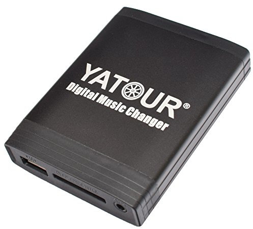 Yatour YT-M06-VW10 digitaler Musikadapter USB, SD, AUX, kompatibel mit VW Radio Gamma 4, CD-Wechsler, MP3 Player, stereo