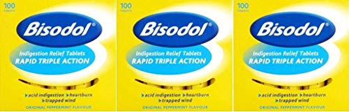 Bisodol Indigestion Relief Tablets 100 x 3 Packs