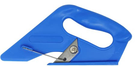 Dapetz ® Universal Carpet Cutter Vinyl Underlay Runner Flooring Edge Trim Tool 50° Angle Plastic Moulded Handle Sprung Arms Angled Blade for Effective Cutting