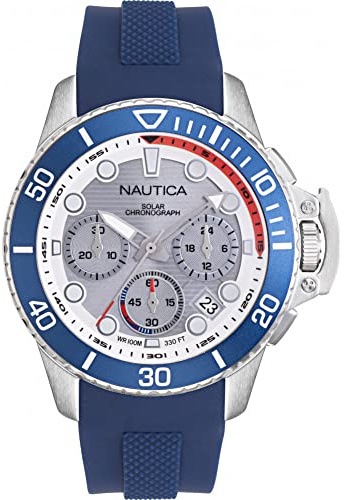 Reloj Nautica NAPBSC905 - Cronógrafo Solar para Hombre en Caucho