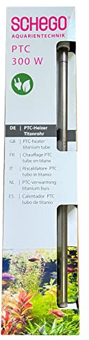 Schego PTC-Heizer Titanrohr - energieeffizienter Aquarium Heizstab - 300W