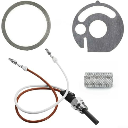 Auxiliary Heater Ceramic Glow Set, Glowplug Screen And Car Air Diesel Gasket, for Eberspacher Hydronic D4WS, 5WZ, D5WS, D5WSC