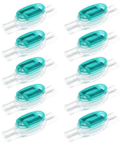 The Lord of the Tools 10pcs Lawn Mower Cable Connector 4-Way Cable Connectors Compatible with Gardena Compatible with Bosch Compatible with Husqvarna Compatible with Worx, Green