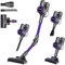 VacniQ Cordless Vacuum Cleaner, Stick Vacuum, Long Runtime, Powerful Suction for Home Pet Carpet Floor, Anti Hair Wrap, Rechargeable Battery (purple)