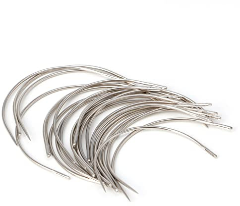 25 pz/set di aghi da cucito a mano per materassi curvi per tappezzeria domestica