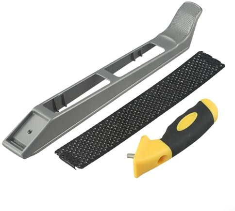 Raboteuse portable avec poignée antidérapante, outil parfait pour obtenir des finitions lisses dans les projets en bois (B)