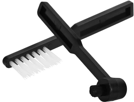 Gadpiparty Spazzola Per Dischi in Vinile e Puntina Giradischi 2 Pezzi, Set Pulizia Vintage Antistatico Portatile, Detergente Per Vinili Per Appassionati Audio e Collezionisti