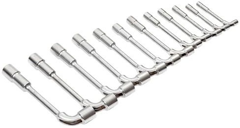 JOMAFA Juego de llaves de pipa de doble boca profesional 8 a 21mm, 14 piezas